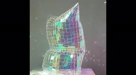 Holograph Pillow Sculpture by @colinrobertsart
