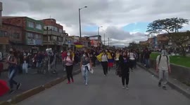 Colombia: Thousands Of People March Through Bogota As National Strike Continues