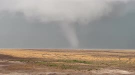 Tornado, golf ball-sized hail hits Kansas