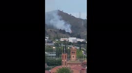 Spain: Brush Fire Breaks Out In Collserola