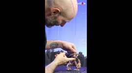 'Stop-Motion Animator Creates a Flying Monkey Animation | Timelapse'