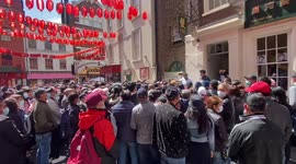 Chaotic scenes in London's Chinatown as COVID jabs offered without ID or proof of address