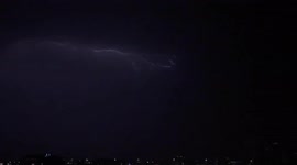 US: Flashes Of Lightning Illuminate Boston Night Sky