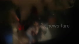 Young gangster fighting