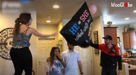 ''IT'S A... Boy or a Girl?' Funny Gender Reveal Fail Confuses Couple '