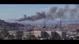 US: Chevron Refinery Flaring Sends Heavy Smoke To Richmond, CA 2