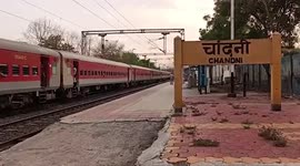Railway station building collapses after train passes by at high speed in central India
