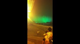 fountain show in China Tianjin