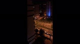 A Flock of sheep takes over the city streets in İzmir.