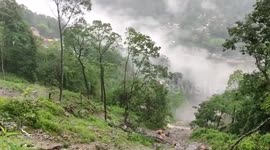 Panic ensues among locals as landslide strikes northeastern India