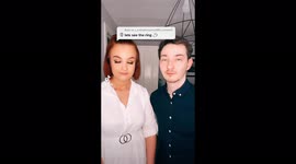Viral couple show the world the engagement ring that made them famous
