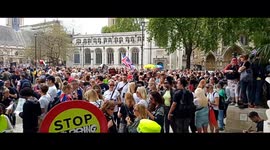 COVID-19 sceptics wave conspiracy theory placards in London: 'Experimental Covid vaccines kill'