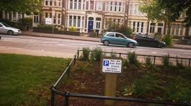 Cars parade in support of Palestinians in Bristol