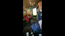 Chelsea Fans Celebrate Winning The Champions League Against Manchester City in Crowded Pub