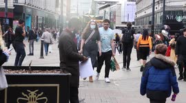 Tensions Flare At The End Of The Free Palestine Protest In Manchester
