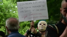 Reivindicación en Madrid, España del «Orgullo Loco» contra los estigmas