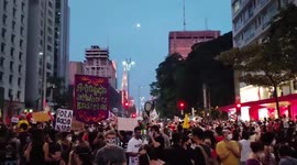 Protesters packed streets of São Paulo, Brazil, demanding Bolsonaro’s impeachment