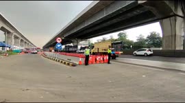 Covid-19 drive-through testing for homecomers returning to Jakarta, Indonesia