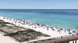 US: Crowded Florida’s Beach During Post Vaccination Memorial Day Weekend