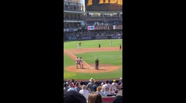 ''We Got Two Runners!' Streakers Interrupt Padres vs. Rockies Game'
