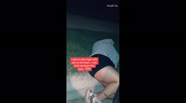 'Drunk Girl Sleeping in the Grass After a Wild Date Night '