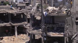 Daily Life: Scenes of Beit Hanoun after the Recent Israeli Escalation on Gaza Strip .