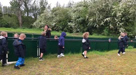 UK kindergarten class complete 3-mile walk to raise money to double-vaccinate 805 people in India