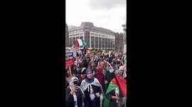 UK: Hundreds Protest And March For Palestine In Birmingham 2