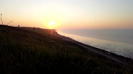 Sunset timelapse on hottest day of the year in Kent, UK