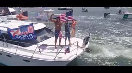 Trump supporters in Florida have boat parade to celebrate Memorial Day