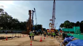 Construction of MRT Jakarta Phase 2A, Indonesia
