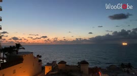'Timelapse of Stellar Sunrise over Fort Lauderdale Skies'