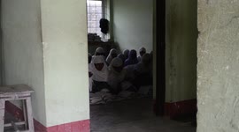 Scene from an Islamic school in south east Nepal