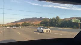 US: Footage Of Plane Making Emergency Landing On 101 Freeway In California