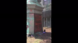 Canada: Protest In Toronto Calling For Removal Of Ryerson Statue