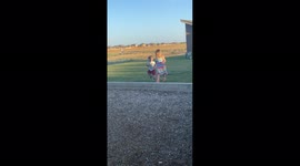 Baby flipped from the Concrete ledge