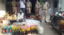 Police arrest 4 suspected of manufacturing alcohol from sanitiser in central India
