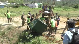 Two wild bison calves rescued without giving anaesthesia in South India.