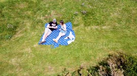UK man proposed to his girlfriend - by flying in the engagement ring on a DRONE!