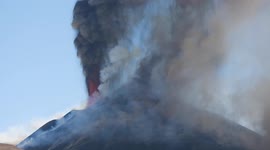 Italy's Mount Etna erupted again on Wednesday with lava fountains reaching up to 400m