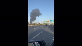 Enormous fire at Tehran oil factory