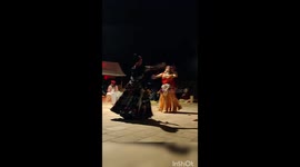 Folk Dance Ghoomar and cultural heritage of Rajasthan India. Video shots at Jaiasalmer Desert Camp.