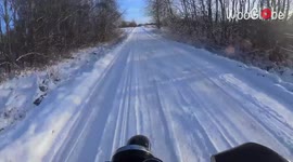 ''Winter Beater' Motorcycle Crash Caught on Camera'