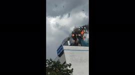 Blaze engulfs 'The Hotel Nuevo Madrid' evacuating 200 people