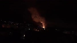 String of explosions heard as fire rips through ammunitions factory