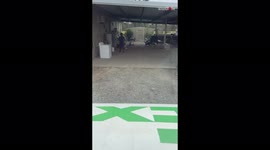 ''Where Do You Think You're Going?' Angry Dog Chases Deliveryman'