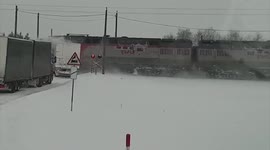 Train smashes abandoned truck left at station crossing