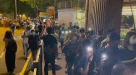 Hundreds show up to mark Tiananmen Square anniversary despite ban in Hong Kong