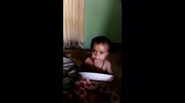 FUNNY KID, FAMILY TIME, MESSY KIDS, KIDS WITH FATHER AT HOME