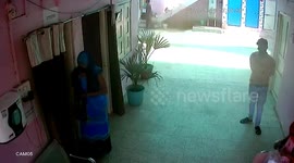 Furious worker slaps chief medical officer in central India